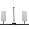Maxim Lighting Town & Country 4-Light Linear Chandelier 32004SWBK - alternate 3
